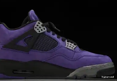 Hyperoad Travis Scott Air Retro 4 Jordan Purple x 0704